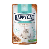 Happy Cat Tavuklu Deri ve Tüy Sağlığı İçin Yetişkin Kedi Yaş Maması 85 gr